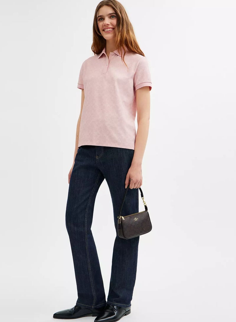 coachoutlet Coach Nolita 19 Shoulder Bag In Signature Canvas, Women's Cross-Body Bag, Women's Shoulder Bag, Women's Hand Bag, Walnut-Black-19cm - Image 2